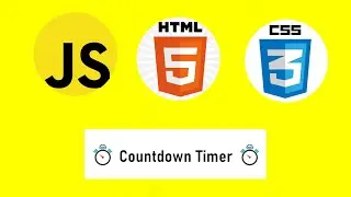 How To Create A Countdown Timer using JavaScript, HTML And CSS
