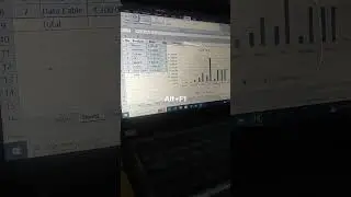 Excel shortcut 🤯 to convert table into chart 🔥😍 #chart #exceltips #shorts