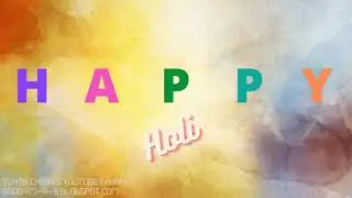Colorful rangoli Holi 2022