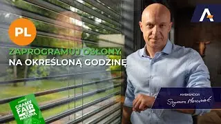 Zaprogramuj osłony przeciwsłoneczne Aluprof na określoną godzinę