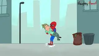 Spiderman vs Woman | Hilarious movie parody cartoons