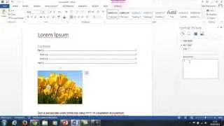 Adding Alt Text to an Image in Word 2013