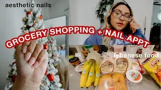 Grocery shopping with Ximena + doing my nails! | VLOGMAS DAY 3