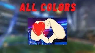 All Painted Hand Heart Rocket League