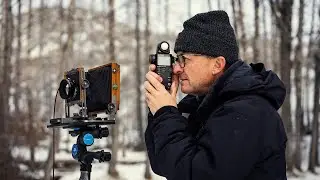 How I use a light meter for black & white film in the winter.