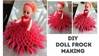 DIY Sponge sheet doll fock making||Ifsa's world of creations😍