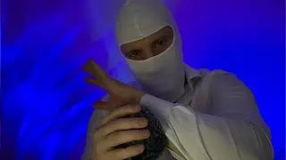 ASMR Hand Made Ocean Waves with Fluffy Mic Cover