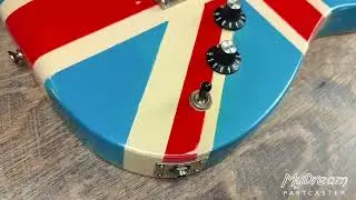 MyDream Partcaster Custom Built - Atomic Union Jack CBS