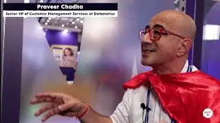 How AI can reduce CX costs by 30%? podcast by Praveer Chadha Sr.VP Cust. Mgmt Services at Datamatics