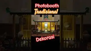 photobooth jadul klasik pedesaan Jogja dekor #dekorasibambu #dekorasijogja