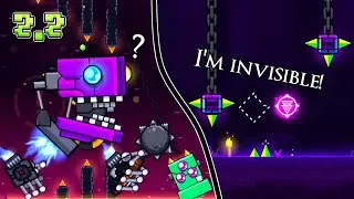 Explorers but My Icon is INVISIBLE | Geometry Dash 2.2
