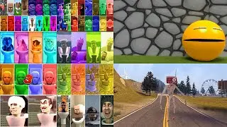 Skibidi toilet VS Siren Head VS Pacman Music battle