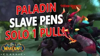 WoW Classic - Paladin Slave Pens SOLO 1 Pull! 200-300k xp/hr!
