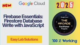 Firebase Essentials: Firestore Database Write with JavaScript  | Quick Solutions | 