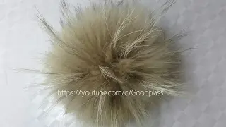 How to make a pompom from a fur with your own hands. Fur any.