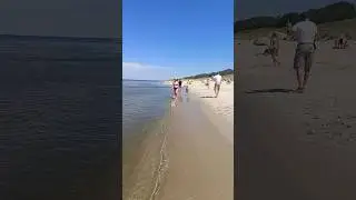 Пляж в Рыбачем на Куршской косе