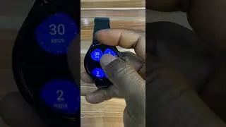 Timer app on Galaxy Watch 6 Classic (set multiple timers)
