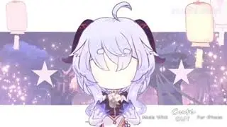 Lotus eater meme|| collab || ganyu🪷|| gacha club♡´･ᴗ･`♡