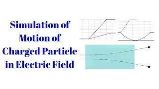Simulation of Motion of Charged Particle in Electric Field: VPython Tutorial 7 (Visual Python)