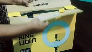 Ring light, Ring light Unboxing and review