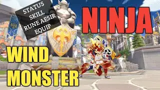 Ragnarok Mobile Eternal Love - Ninja Wind Monster Build - Stats, Skills, Runes, Equipment - RO2.0