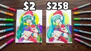 ☆ $2 vs $258 MARKERS || Crayola vs Copics!! ☆