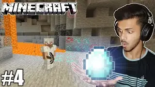 I FOUND DIAMONDS IN THIS SECRET MINE | MINECRAFT GAMEPLAY |#4