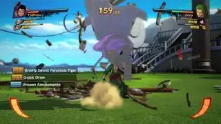 one piece burning blood monster trio vs current admirals trio
