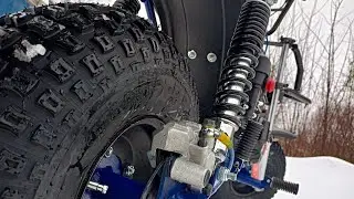 Part 2 of Nev, a homemade motorcycle with a walk-behind tractor engine