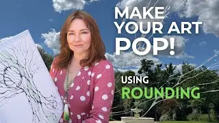 How Rounding Lines Can Make Your Art Pop!  Neurographic Art Tutorial