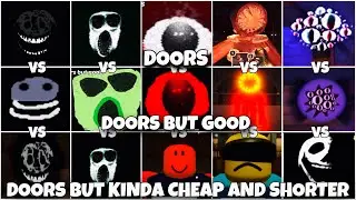 [ROBLOX]Doors Jumpscares VS Doors But Good VS Doors but Kinda Cheap and shorter 