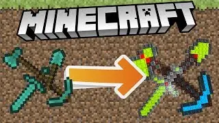делаем инструменты из маинкрафта, пиксель арт minecraft из лего