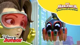 🤖 Găsiți-l pe TWIST-E | Păienjenelul Marvel și prietenii lui uimitori | Disney Junior România