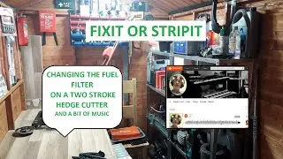 Strimmer fuel filters with a bit of music.