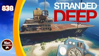 Exploring The Aircraft Carrier Using A Gyrocopter - Stranded Deep (838)