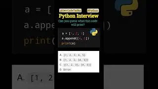 Python MCQ That Stumps 90% of dev | Web Interview Prep 2025 