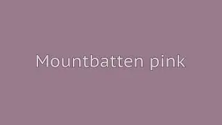 Mountbatten pink - Colortherapy meditation