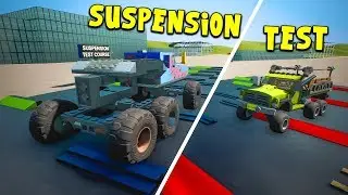 Six Vehicles Suspension  Off-Road Test | Brick Rigs