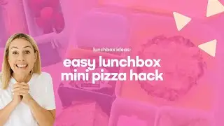 easy lunchbox mini-pizza hack | lunchbox ideas