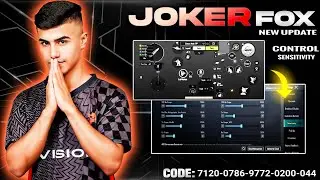 ( NEW ) Joker Fox Sensitivity & جوكر FOX New Control Code | Joker Fox new pubg sensitivity 2024