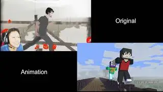 Original vs Animation   Kisah Arip Mencari Sate Gagak PART 2