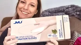 ASMR | Trying On EXTRA Small Medical Gloves (The Best Fit Yet)