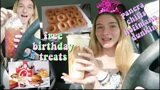 getting free stuff for my birthday