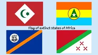 Flag of extinct states of Africa