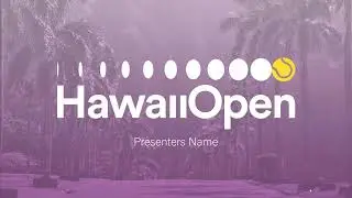 PPT Portfolio2020 Hawaii Open