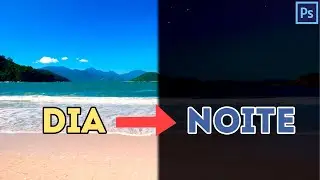 Como DEIXAR DE NOITE uma FOTO no Photoshop