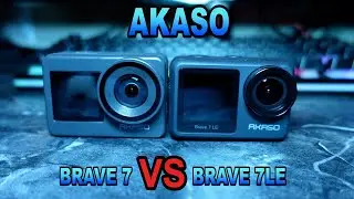 New Akaso Brave 7 Action Camera vs Brave 7LE Quick side by side test