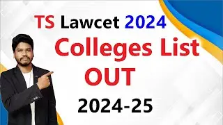 BIG Changes in Colleges LIST//Ts lawcet 2024