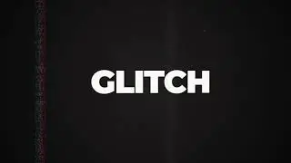 Glitch Logo Reveal with Digital Noise After Effects Template