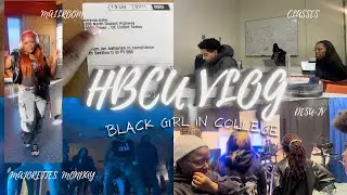HBCU VLOG: COLLEGE DAY IN MY LIFE | classes, Dining hall,Mailroom, Majorette Class, Desutv Org | DSU